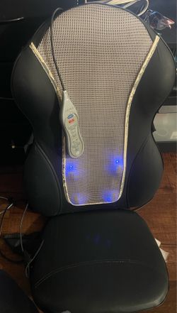Quad-Roller Shiatsu & Rolling Massage Heated Cushion HoMedics