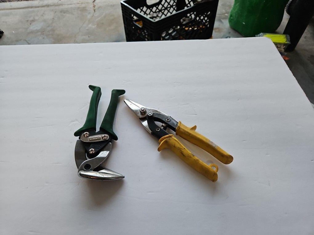 Midwest Upright Right Snips #P6900R & WISS  #MPC-3 straight Cut Snips In Chandler 