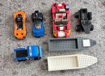 LEGO Vehicles Parts And Uncompleted Cars