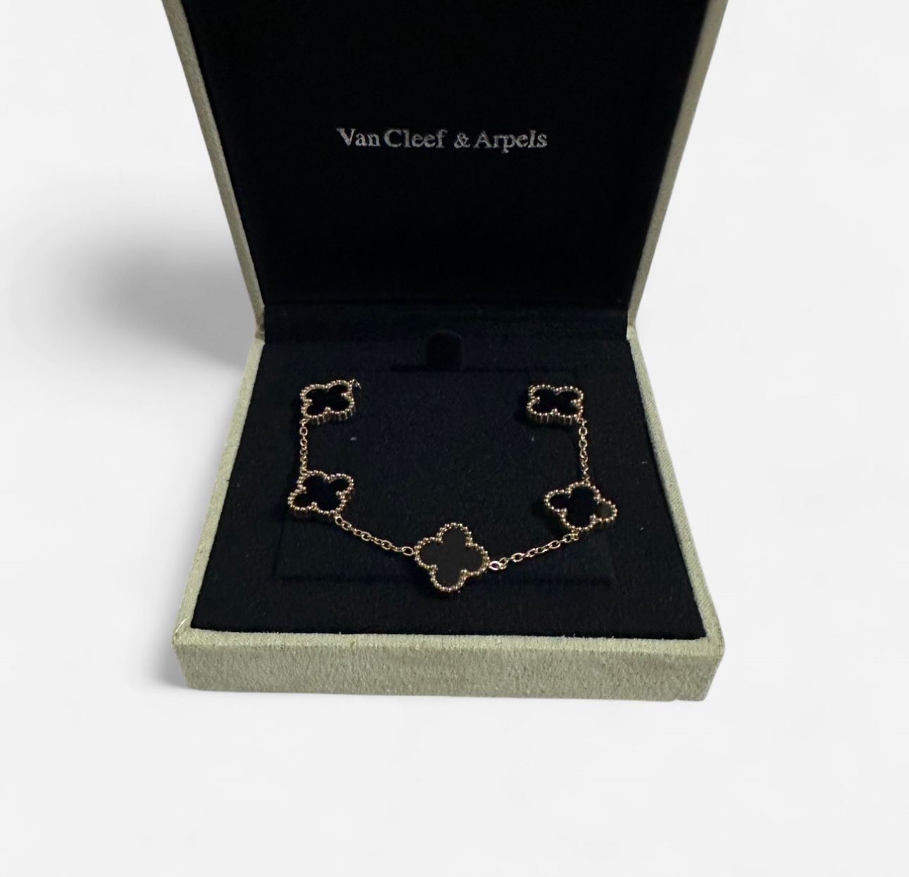 Van Cleef Bracket Black With Gold(FREE SHIPPING)
