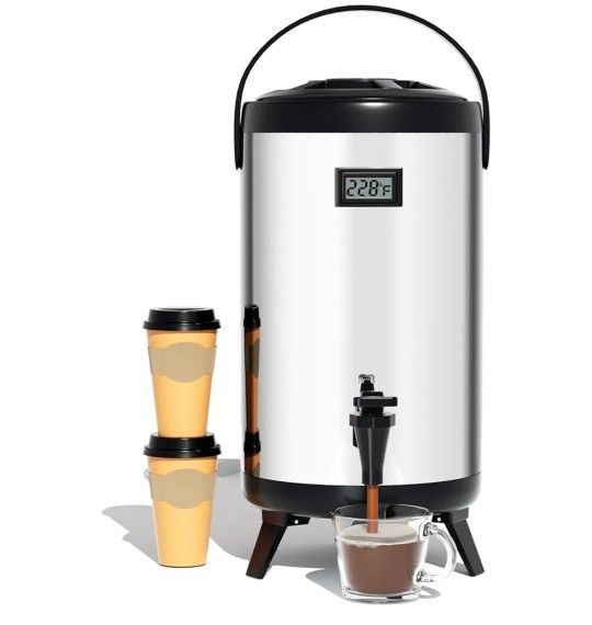 Wantjoin Insulated Beverage Dispenser Coffee Drink Hot Cold