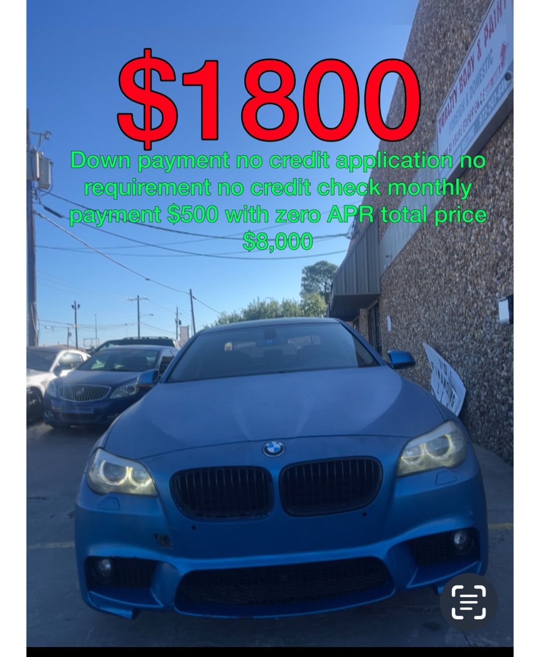 2012 BMW No Credit Application No Requirement