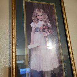 Little Girl Antique Picture 