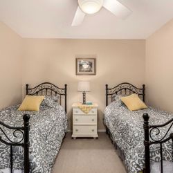 TWIN Metal Bed Frames + Mattresses