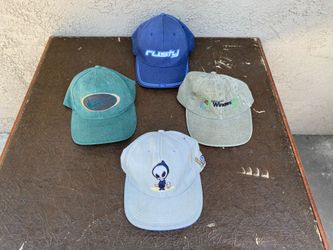 Vintage 90s Y2K Surf Skate Tech Hat Bundle