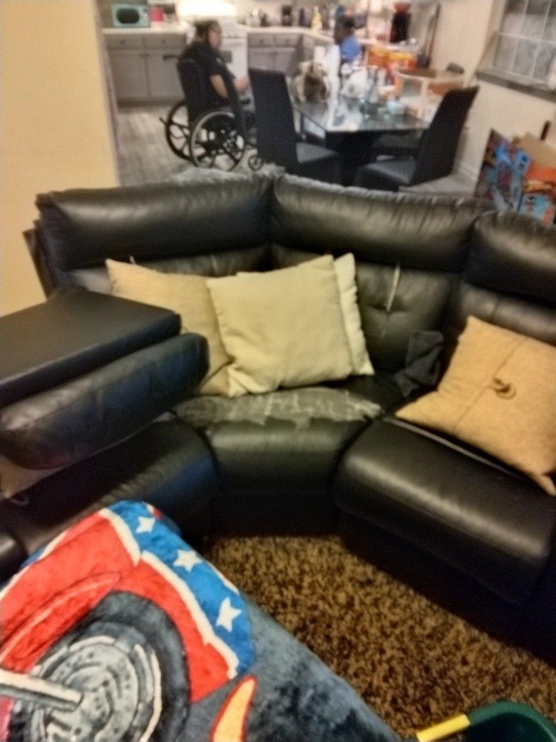 Black Sectional Couch