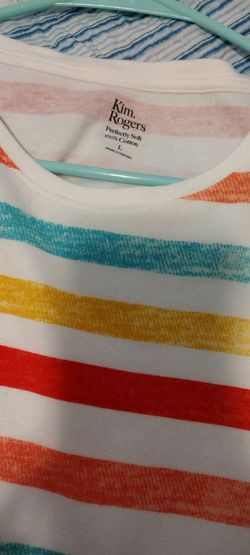 KIM ROGER STRIPED TOP L