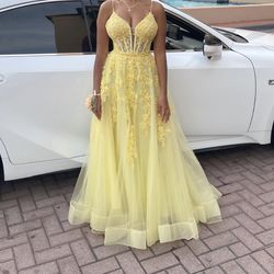 Yellow Prom Dress