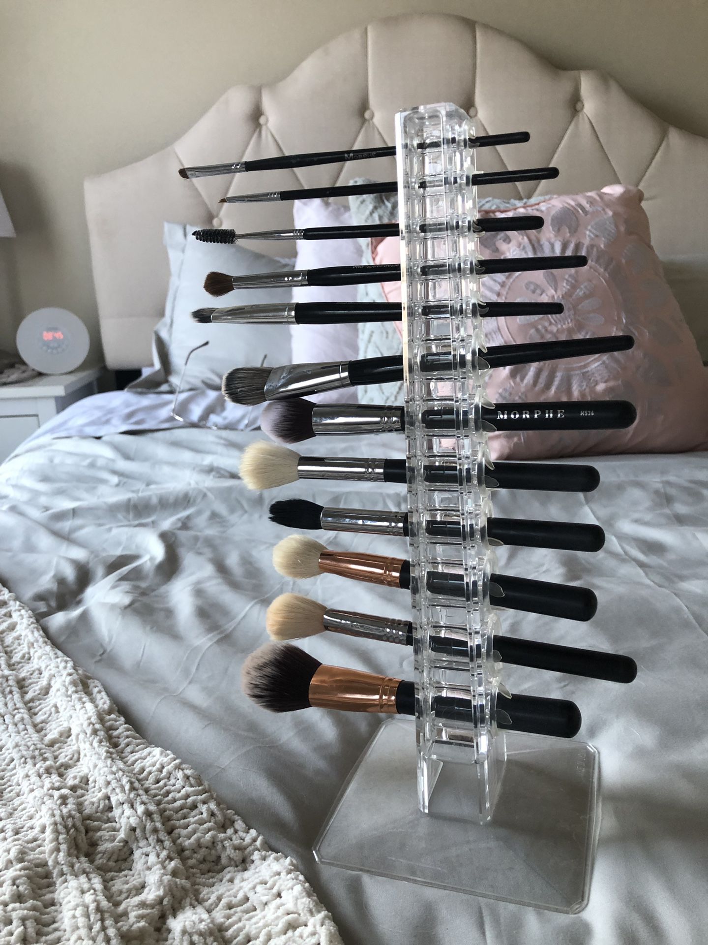 Acrylic Makeup brush holder