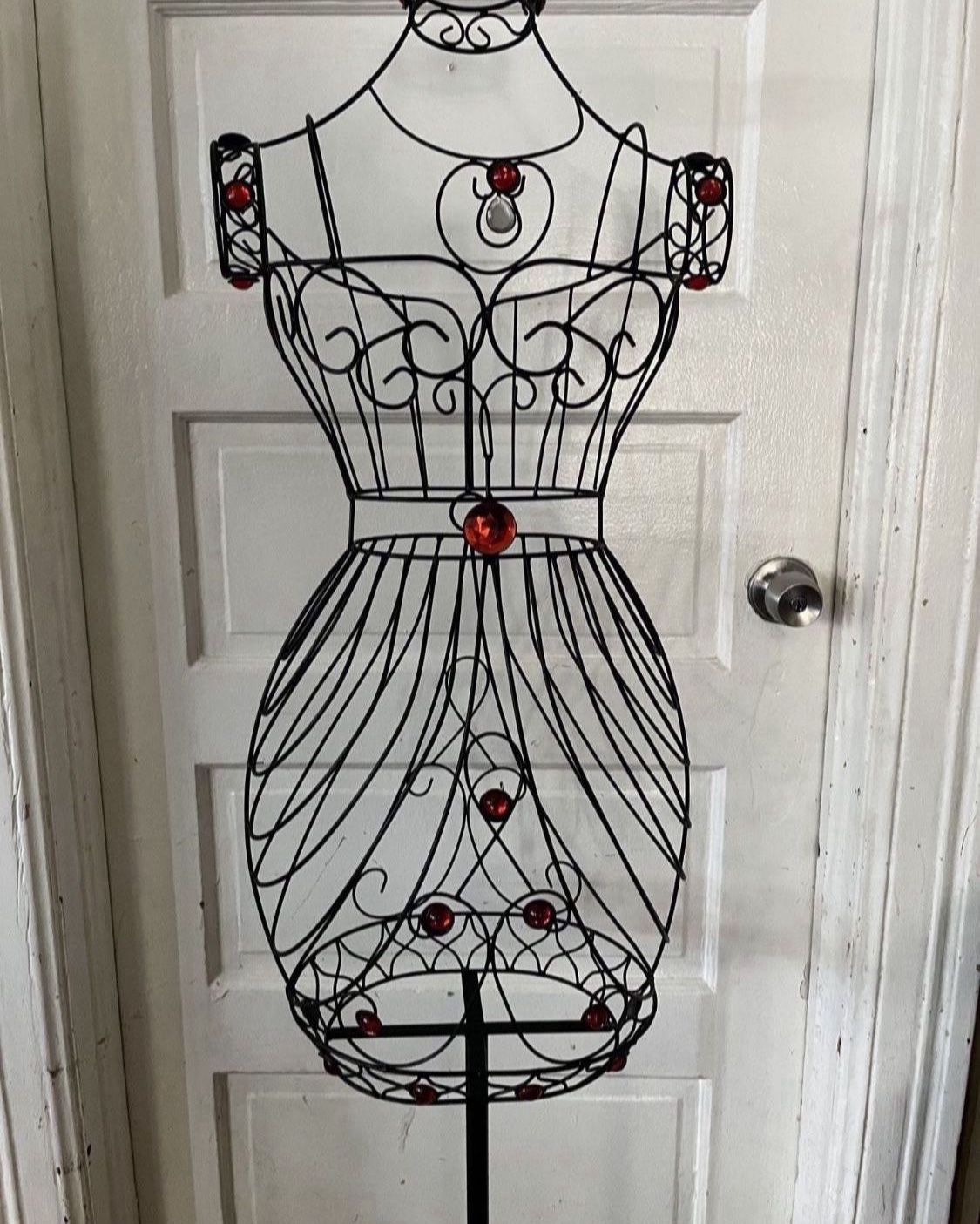 Wrought Iron Vintage Inspired Dress Form Mannequin
