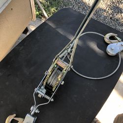 Hand Winch Hoist 1000 Lbs 