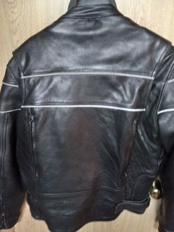 Mens Leather Motorcycle Jacket