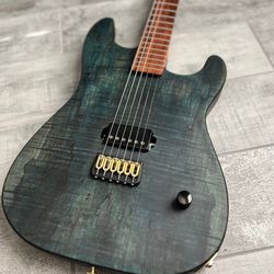 Custom Warmoth Strat-Style Guitar – Bare Knuckle Pickups – Mint Condition