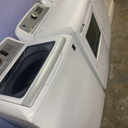 ge washer dryer set gas new glass top