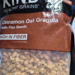 Kind Cinnamon Oat Granola With Flax Seeds