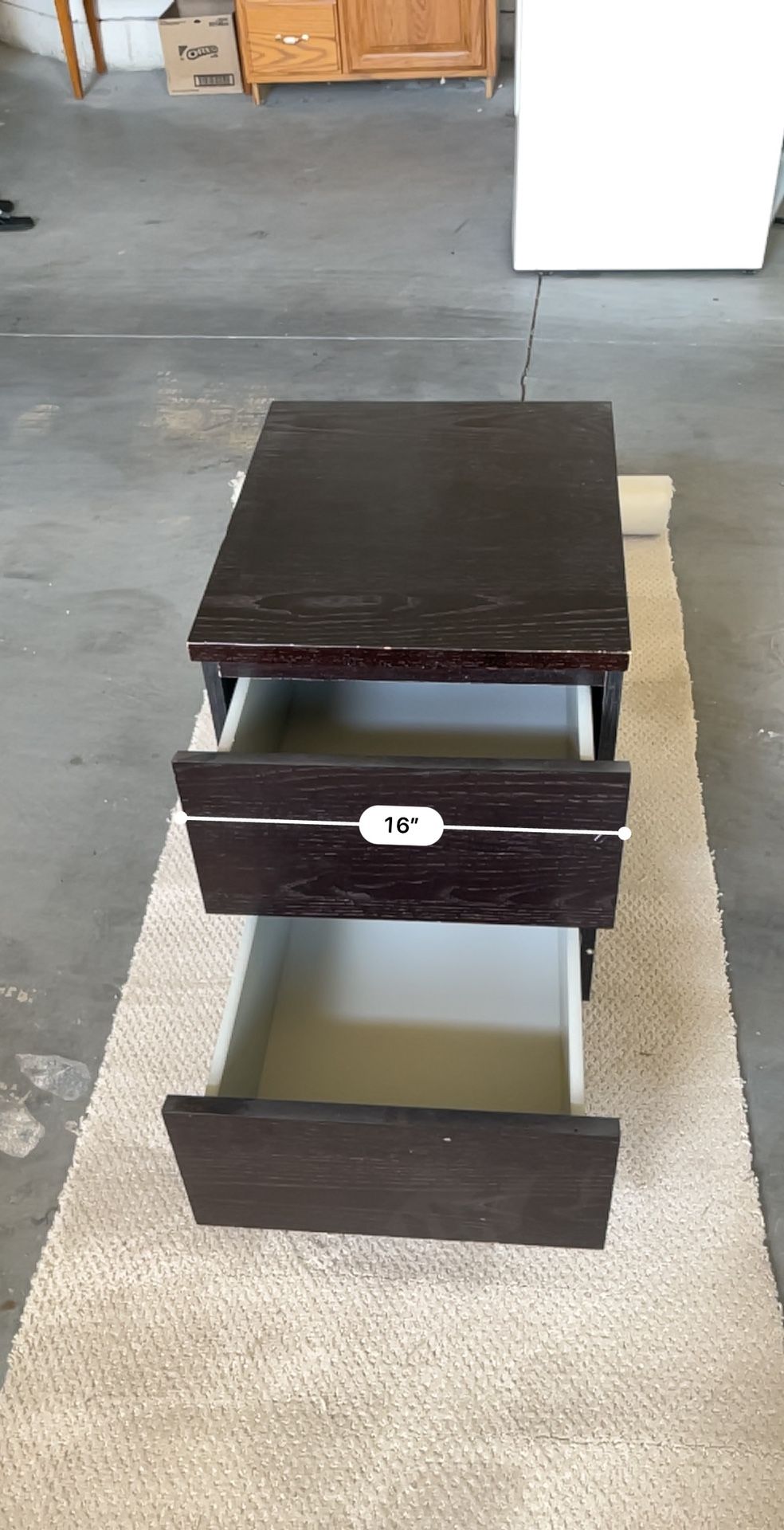 Black Filing Cabinet 