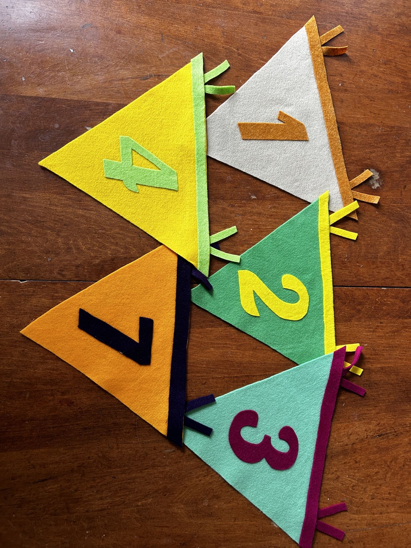 Homemade Felt Pennants