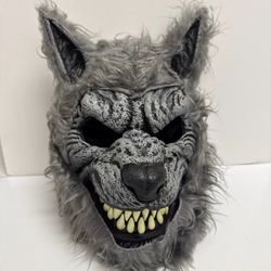 Realistic Werewolf Wolf Mask With Moving Mouth Adjustable Adult Halloween