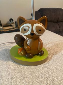 Kids Raccoon Character Lamp Base - Like New