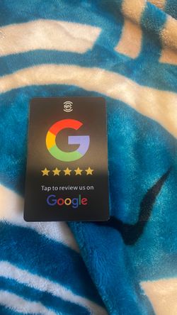 Google review tap cards