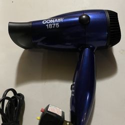 Conair 1875 hair dryer. Read description for details and location.