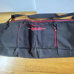 Burton 165cm Snowboard Carry Bag Travel Cover Case With Strap Handles Black Red