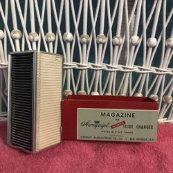 Vintage Magazine Metallic Slide Changer 1950s Conversation Piece