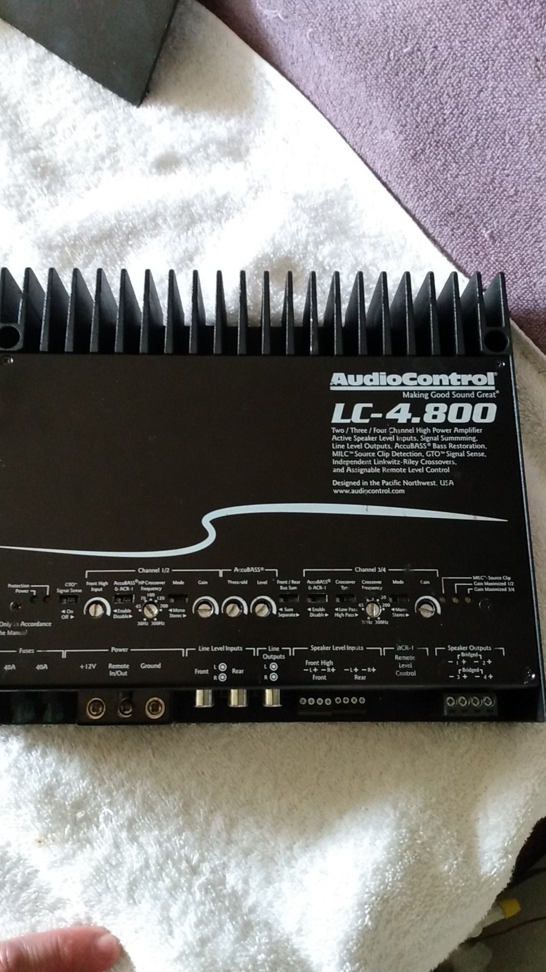 Audio control lc 4.800