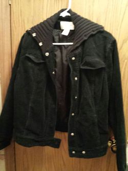 XL Black Corduroy Jacket