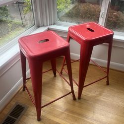 Two Red Stools 