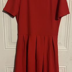 Woman’s Lularoe Red Dress W/Pockets Sz. L