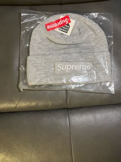 Supreme Box Logo Beanie Grey
