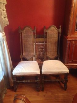 Antique Cane chairs