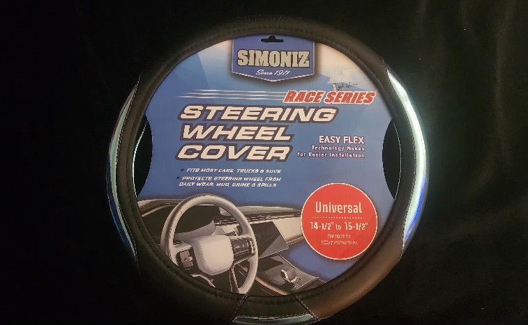 Blue Metallic Steering Wheel Cover