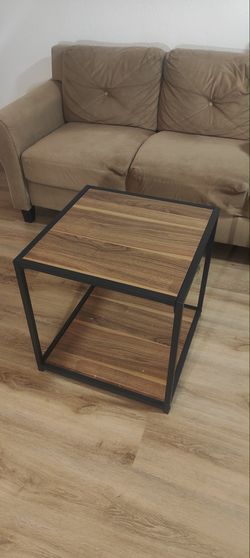 20-Inch Square Coffee / Side Table — Lower Shelf