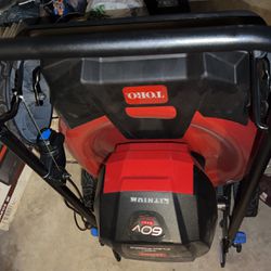 Toro 60v Lawn Mower New Never Used one Battery and Charger 