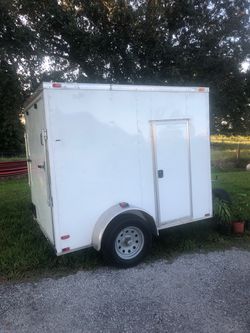 6x8 enclosed trailer