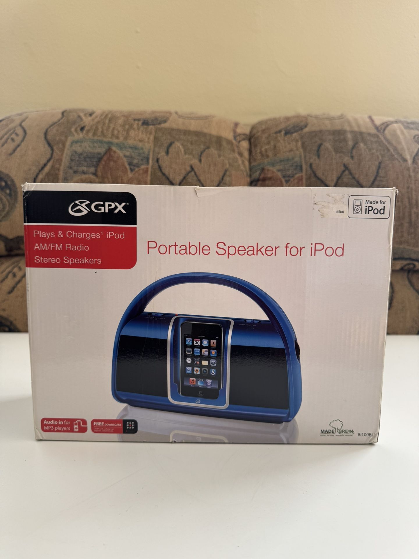 GPX Portable Speaker for iPod