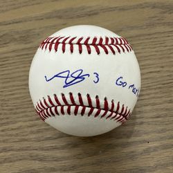 ANDREW SALAS “Go Marlins” TOP PROSPECT Signed Official MLB Baseball PROOF