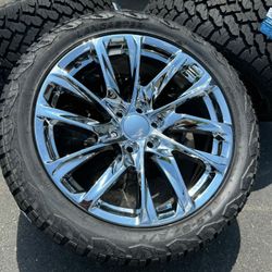 22” Cadillac Escalade OE wheels 285/45r22 tires GMC Sierra Denali 6x5.5 rims 6 lug