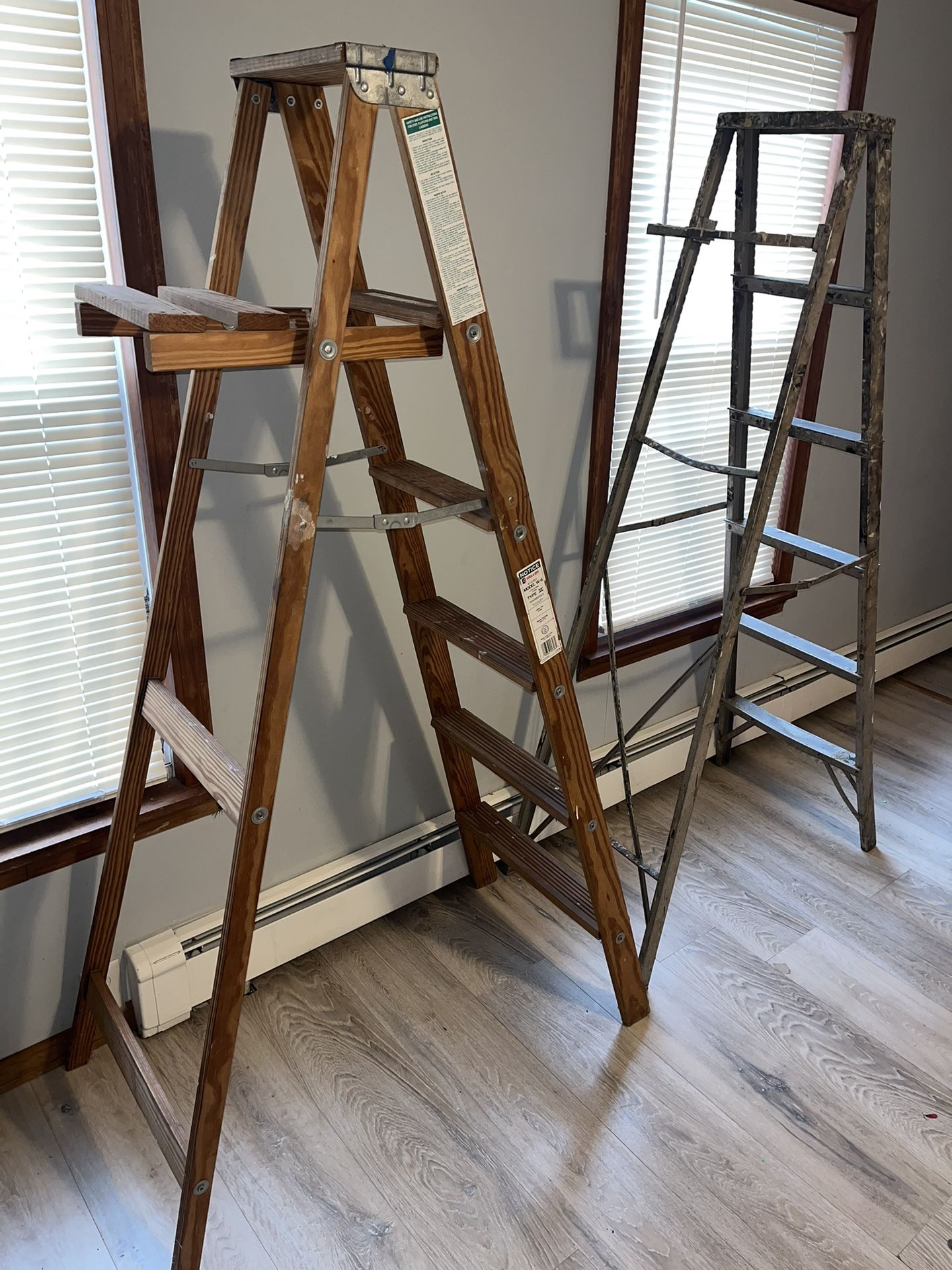 Two 6 Foot Ladders For Sale