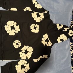 Denim Tears Black And White Hoodie 