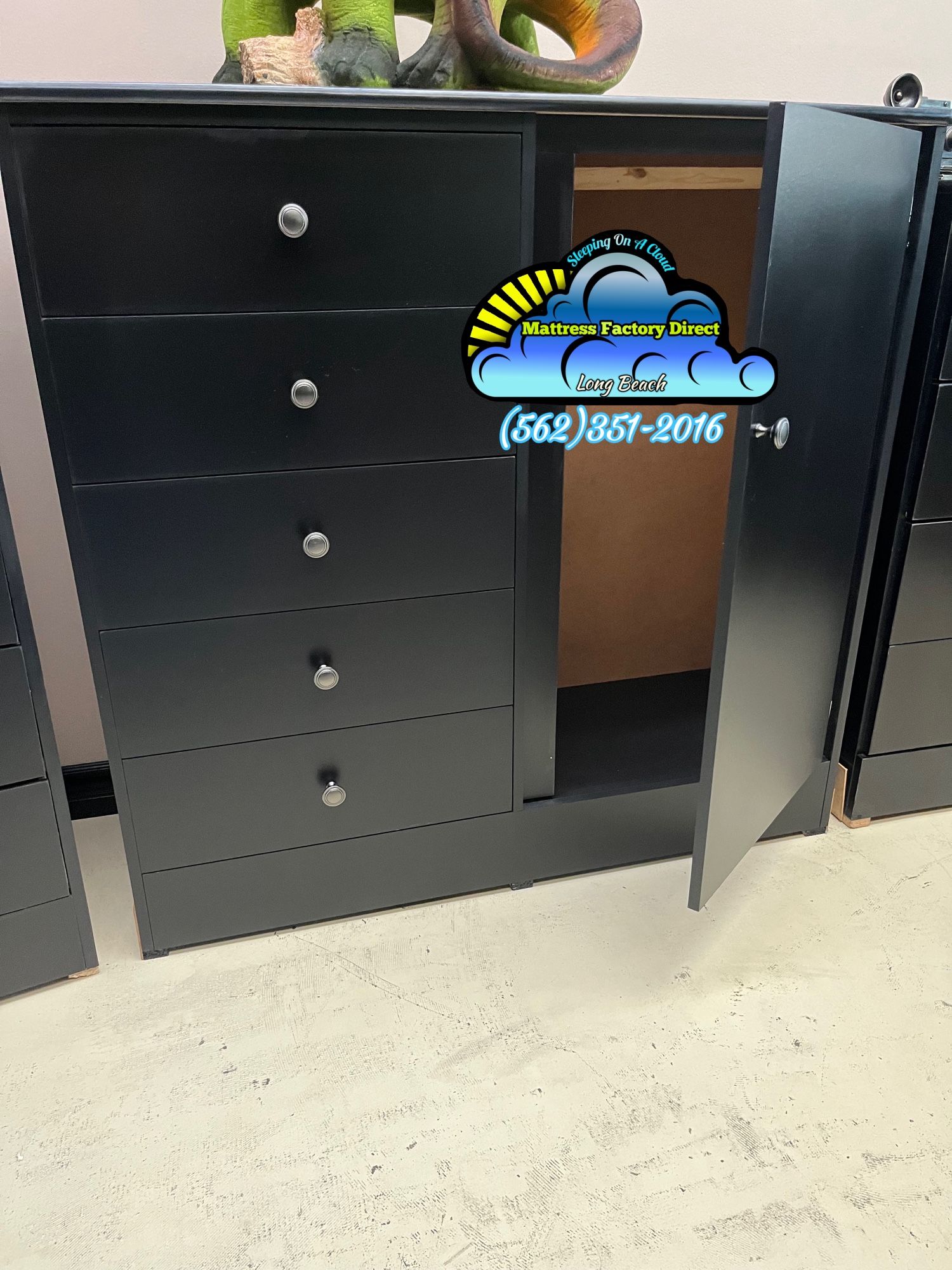 Baby Wardrobe Black Compressed Dresser Ropero Nuevo