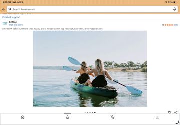 Hardboard kayak