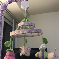 Flutter Bug Crib Mobile 
