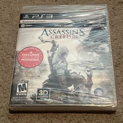 Assassin's Creed 3 III (PS3 Sony PlayStation 3, 2012)