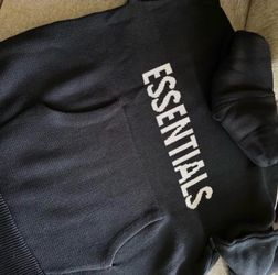 essentialls knit hoodie