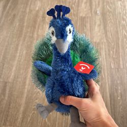 Brand New With Tags Peacock Stuffed Animal 