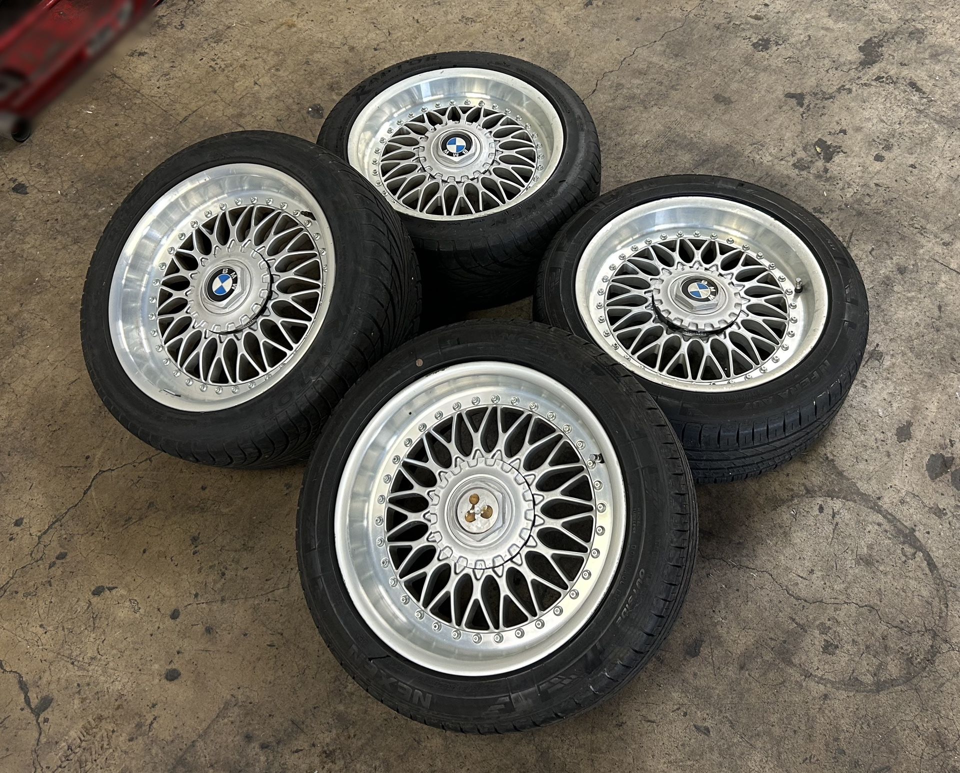 17" BBS STYLE 5 2-PIECE RIMS BMW E39 540i 530i 528i