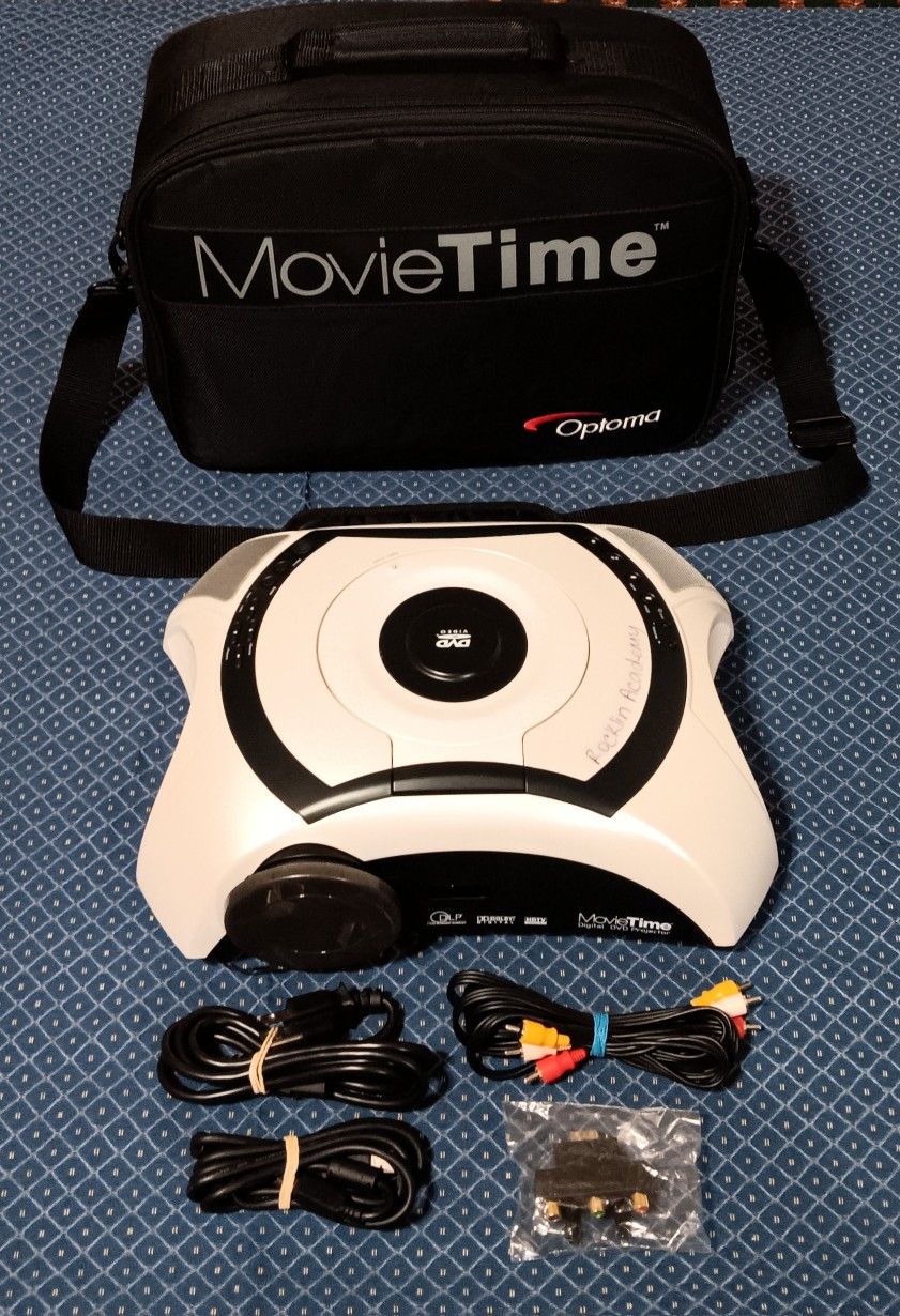 Optoma MovieTime DV10 DLP Projector -Tested -